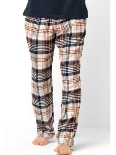 Мужской домашний комплект из хлопка Key 82630