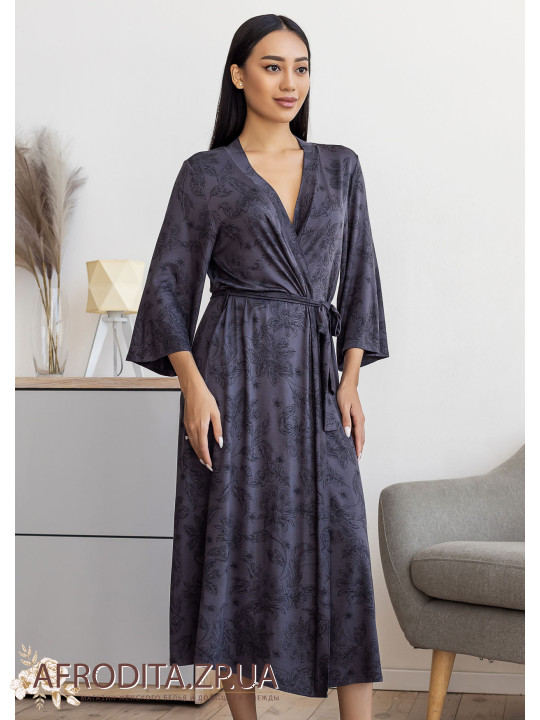 Жіночий довгий халат 1434-60025