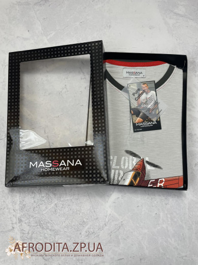 Піжама чоловіча з шортами Massana P231306