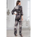 Піжама жіноча зі штанами атласна "Да Вінчі" 8446