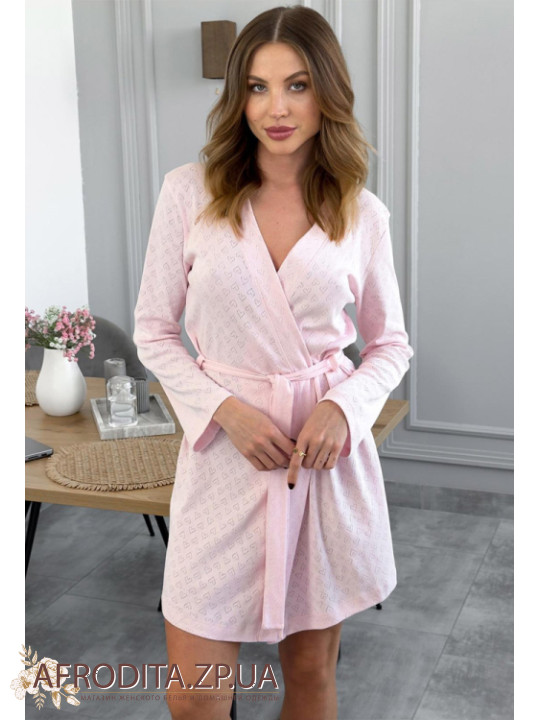 Жіночий халат Cosy 82758 із бавовни