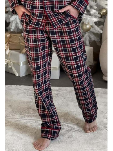 Фланелевая мужская пижама Cosy 82678