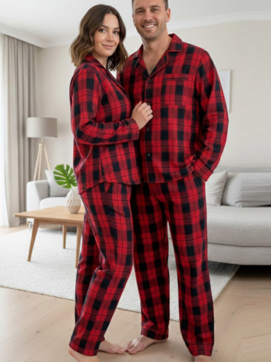 Фланелевая женская пижама Cosy 82674