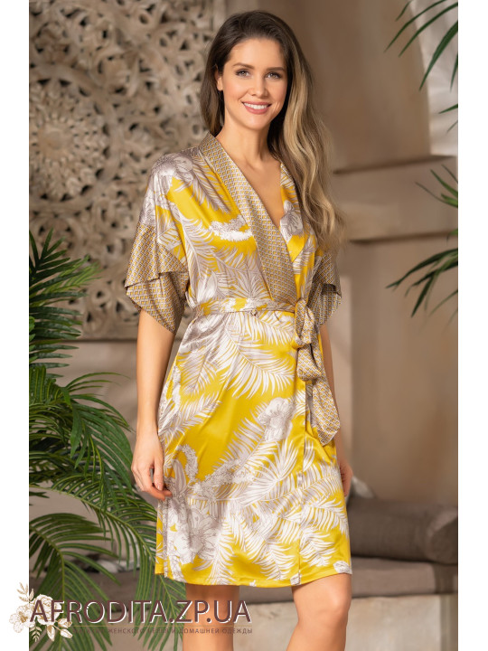 Женский халат на запах Амара 7223