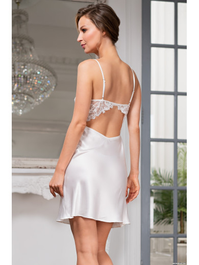 Женская сорочка белая "Белый Лебедь" 3550