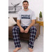 Чоловіча піжама зі штанами Cosy 82924 з бавовни