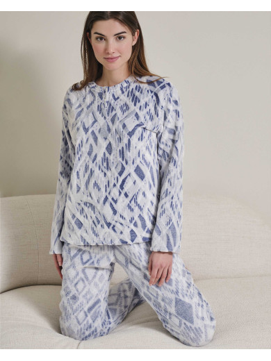 Женская теплая пижама Massana P751234