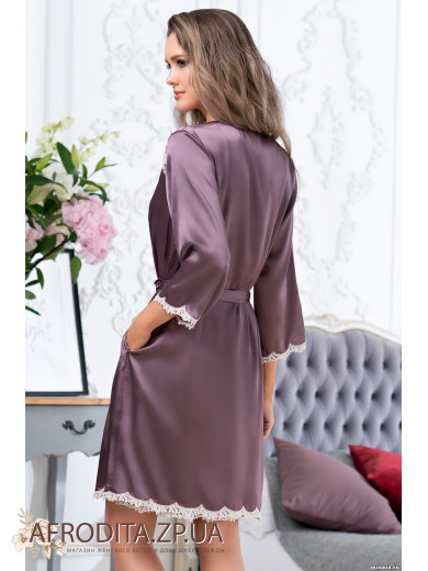  Жіночий шовковий халат Бріджіт 3683