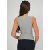 Серая женская майка Roksana 1268-60003