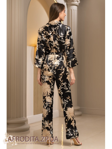 Жіночий шовковий комплект Ельмір 4266