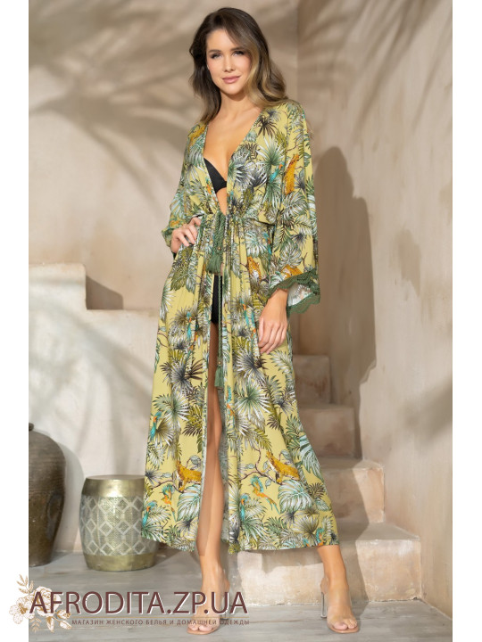 Пляжный халат-кимоно Сафари 1809