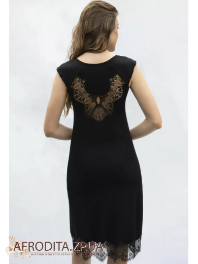 Жіноча нічна сорочка Shato 2310 чорна