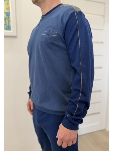 Домашній костюм чоловічий Navigare 141900 блакитний