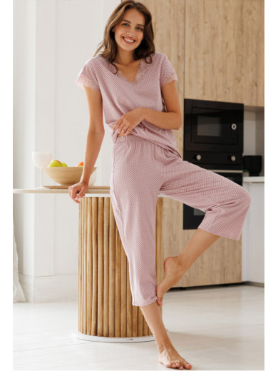 Жіноча піжама Roksana 82751 з бавовни