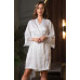 Женский белый халат Мелани 7273