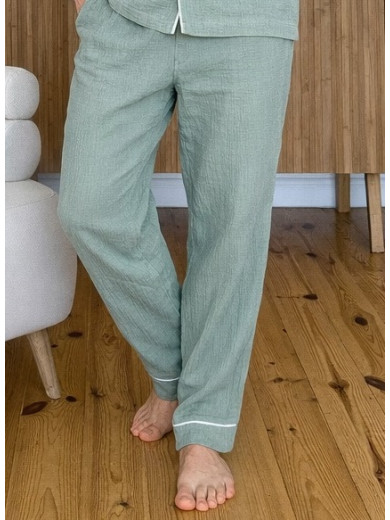 Мужская пижама со штанами Cosy 82739 из хлопка