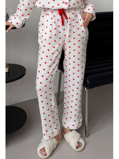 Домашний женский комплект со штанами Cosy 82742