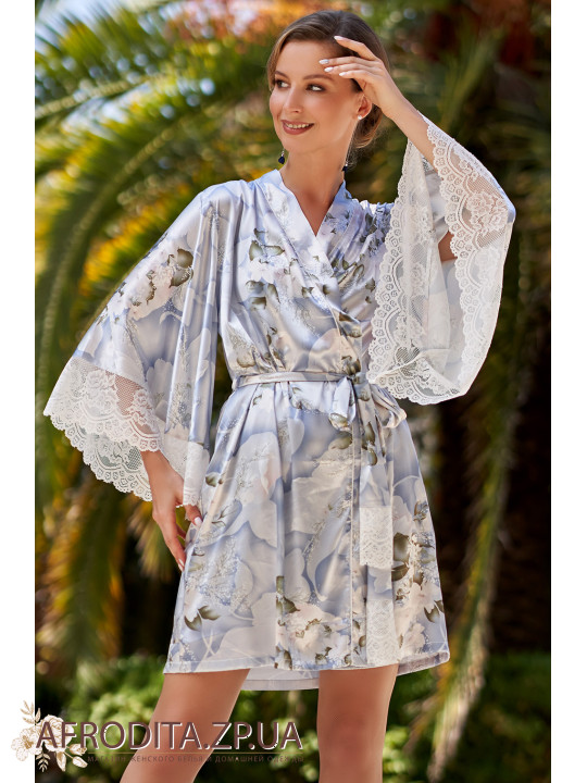 Женский шелковый халат "Новелла" 3603