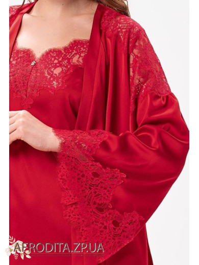 Шовковий жіночий халат Shato 2500/1