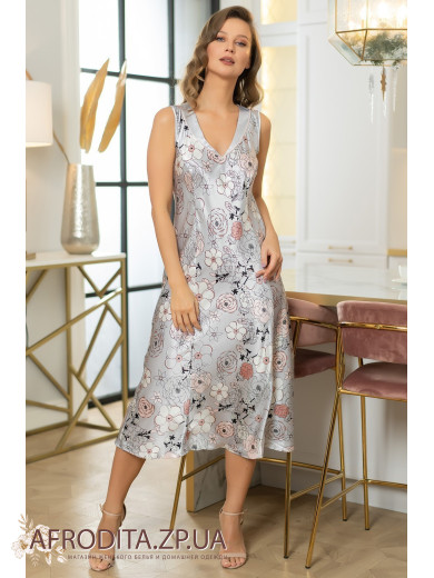 Ночнушка жіноча атласна "Ніколь" 7144