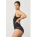 Черный утягивающий боди Ysabel Mora 44297