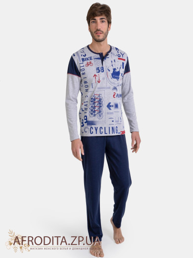 Піжама чоловіча зі штанами Massana P731301