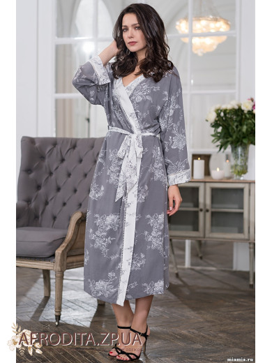 Довгий халат "Коллет" 6559