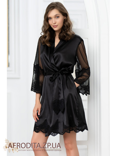 Женский шелковый халат Аурелия 3893-1