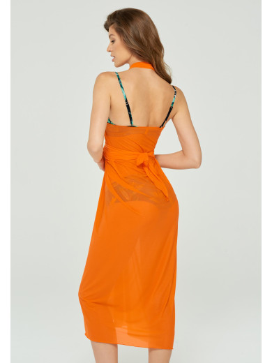 Пляжна туніка оранжевого кольору Marc&Andre CU21-10