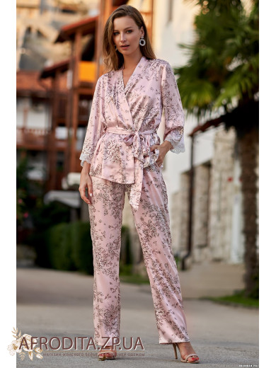 Женская атласная пижама "Розмари" 8696
