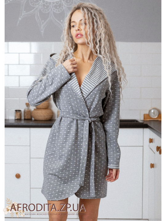 Двусторонний женский халат 1622-81004