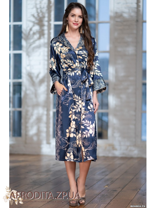 Женский длинный халат"Блюмарин" 8449-1