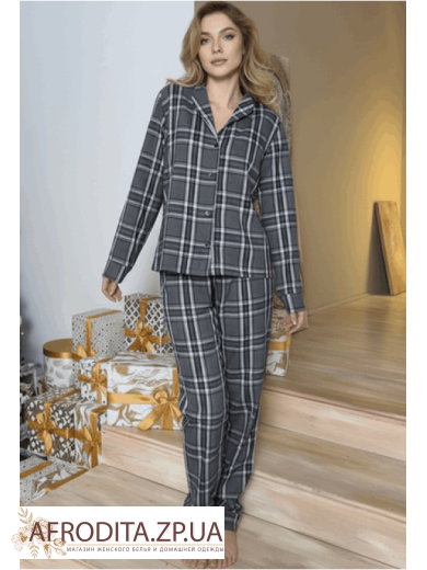 Фланелевая женская пижама Cosy 82675