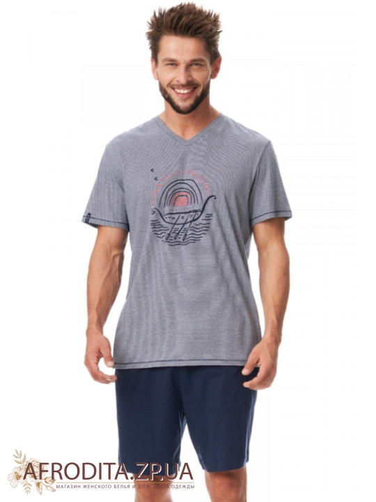 Чоловічий комплект із шортами Key MNS 357 A23