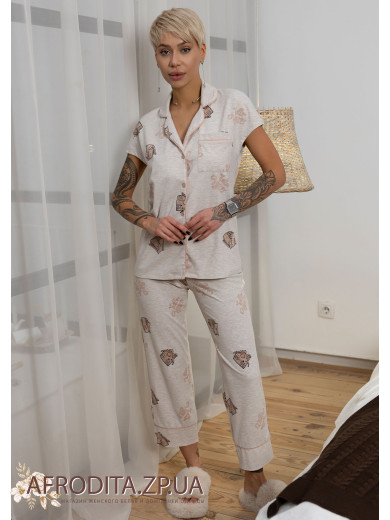Женская пижама из хлопка Roksana 82770