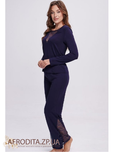 Жіноча піжама Shato 2712 синій