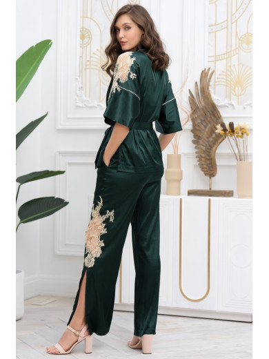 Женская пижама-тройка шелковая Феллини 3916