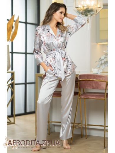 Жіноча піжама з брюками "Ніколь" 7146