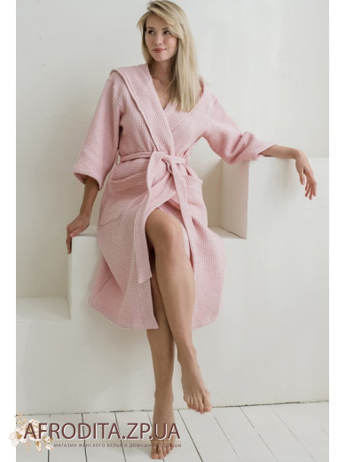 Женский вафельный халат Cosy 82683