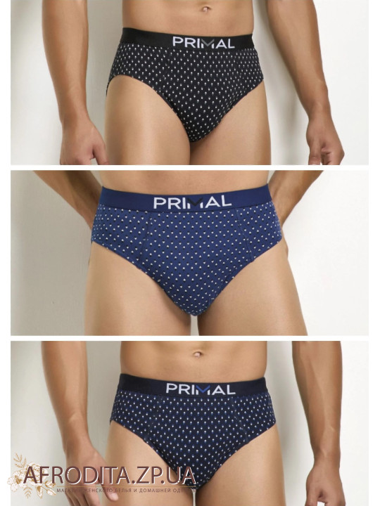 Мужские хлопковые трусы слипы Primal S339