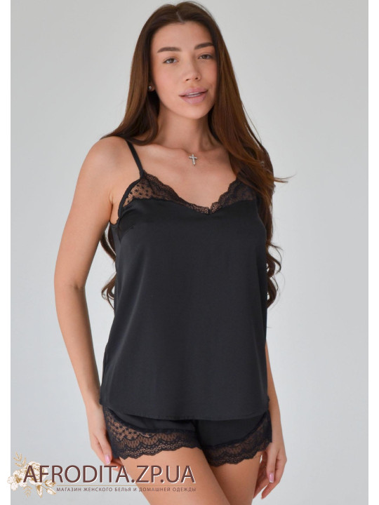 Жіноча піжама з шортами 1564-65025