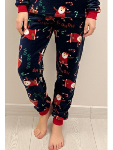 Пижама женская из флиса со штанами Cosy 82655