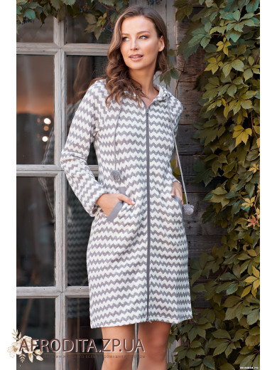 Халат на блискавці 