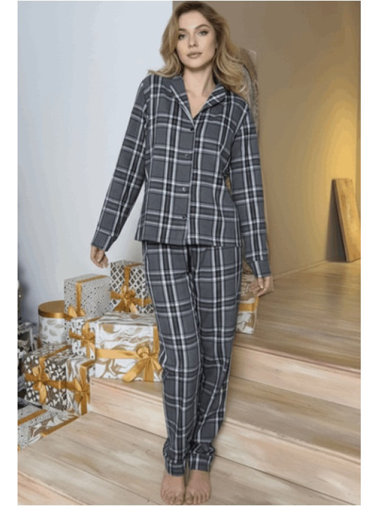 Женская теплая пижама из фланели Cosy 82675