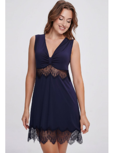 Жіноча нічна сорочка Shato 2710 синій