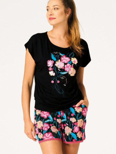 Пижама женская с шортами Key 82841