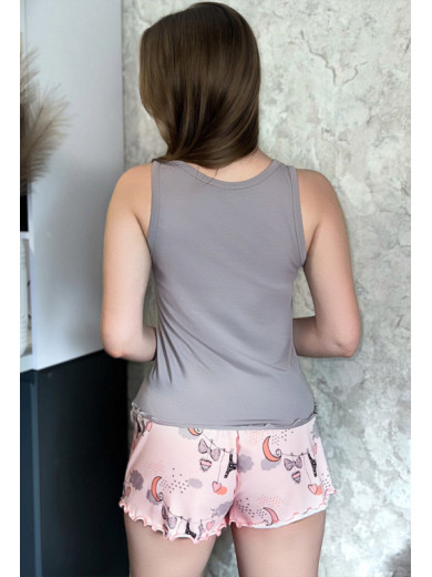 Женский домашний комплект из хлопка Roksana 82830