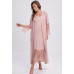 Жіночий довгий халат Shato 2702/1 пудра