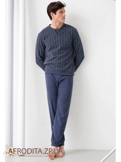 Домашний мужской костюм с начесом Enrico Coveri EP2216