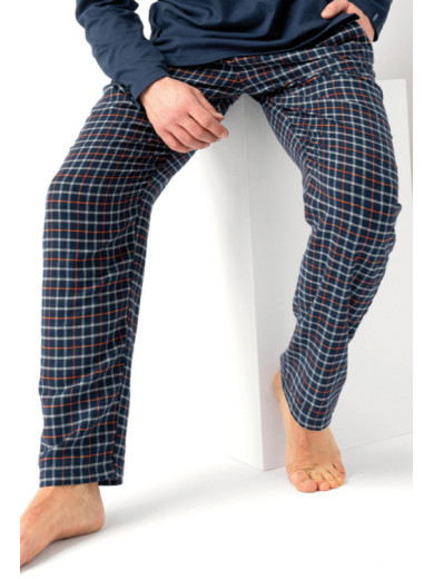 Мужская пижама со штанами их хлопка Key 82632